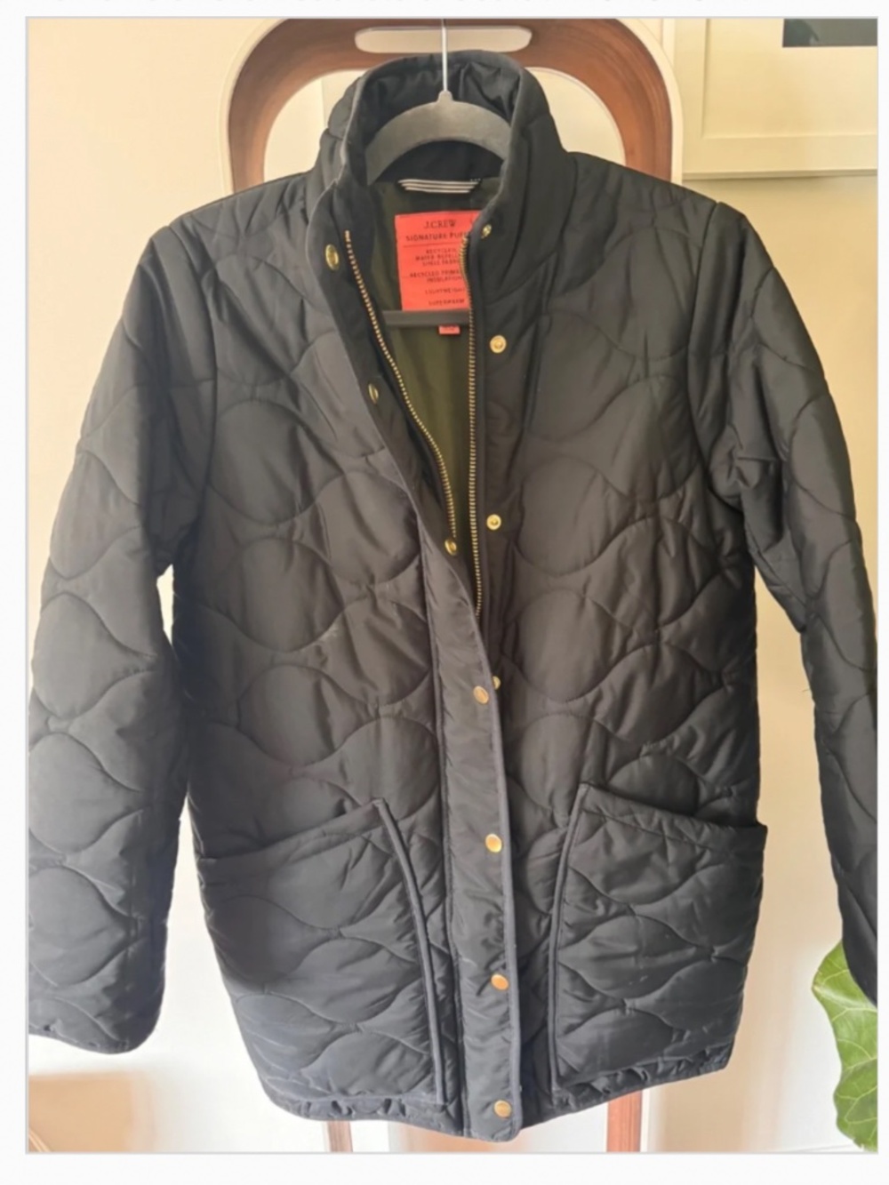 J.Crew Signature Puffer🐧 Quilted Jacket | Black | XS/S
